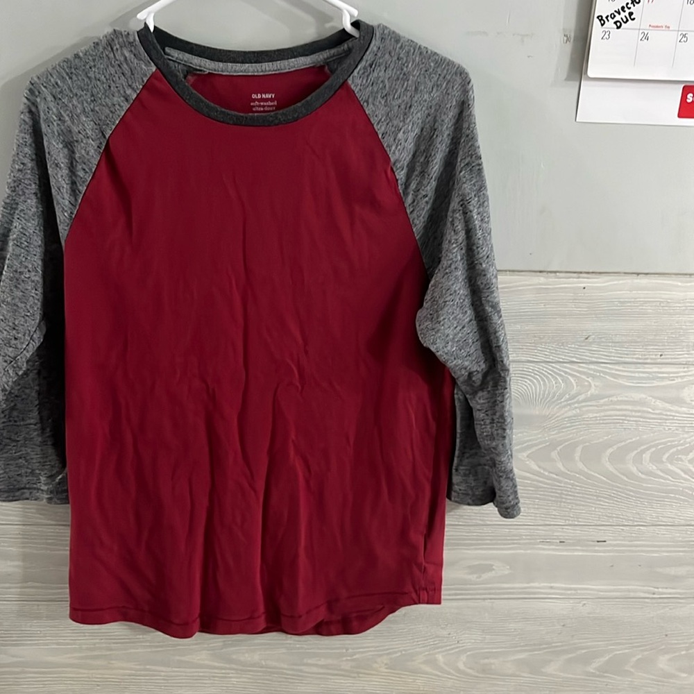 Mens 3/4 sleeve shirt